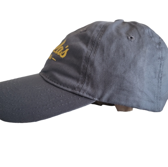 Cabelas Club Sporting Outfitters Hat Strapback Charcoal Gray Dad Cap - Picture 3 of 7